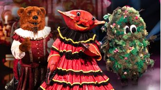 A costume on the UK's Masked Singer weighs as much as two bowling balls, making it the heaviest one on the show.