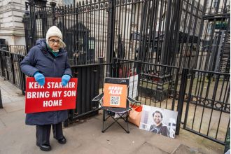 A mother is willing to risk her life by going on a 130-day hunger strike to demand the release of her imprisoned son.