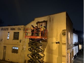 Banksy's iconic artwork in London building removed, causing outrage and disappointment.