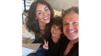 Actress Martine McCutcheon is back on social media after her husband ended their 18-year relationship.