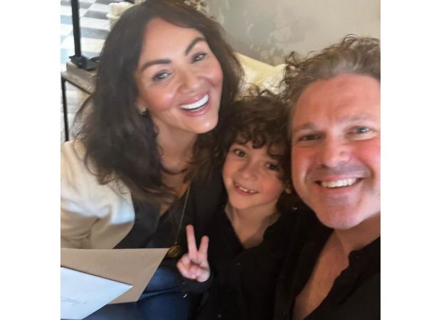 Actress Martine McCutcheon is back on social media after her husband ended their 18-year relationship.