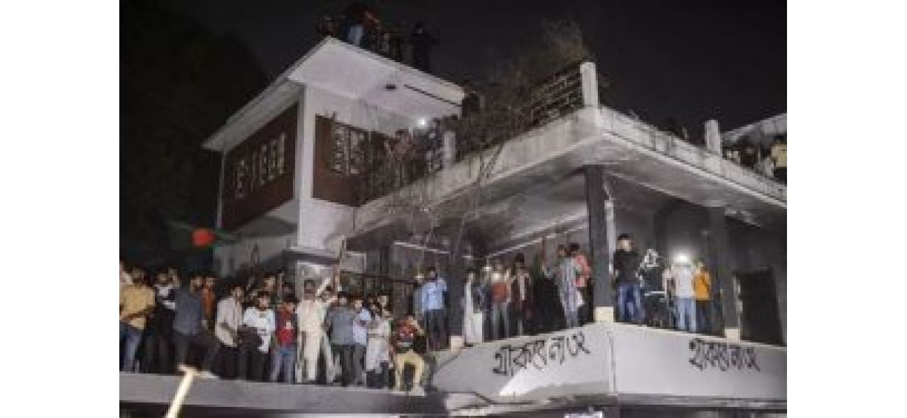 40 people have been arrested in Bangladesh after a politician's home was damaged during recent protests.