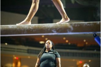 Morgan Price makes history as the first HBCU gymnast to achieve a perfect score.