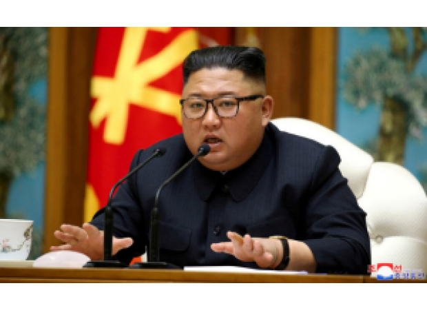 North Korean leader Kim Jong-un criticizes alliance between US, South Korea, and Japan, vows to continue nuclear development.