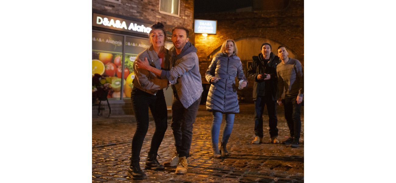 Filming of Coronation Street halted due to chaos on set caused by fire stunt.
