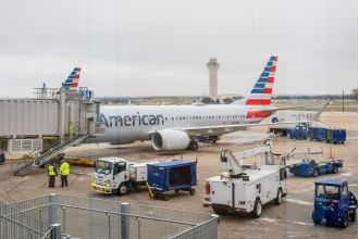 AA flight was delayed due to a 