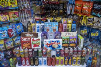 Warning about cancer risk from US sweets, drinks, and crisps sold in UK.