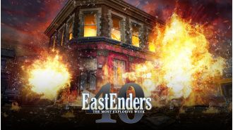 A popular EastEnders character was stunned by a clever plot twist during the show's anniversary.