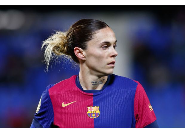 A Barcelona defender has denied accusations of touching the private parts of an Espanyol player.