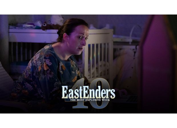 Sonia from EastEnders goes into labor while trying to escape dangerous flames, leading to her departure from the show.