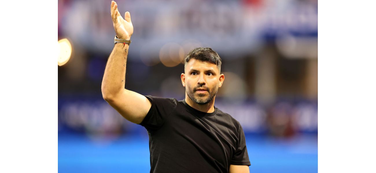 Sergio Aguero risked his testicles in a bet over Man City's loss.