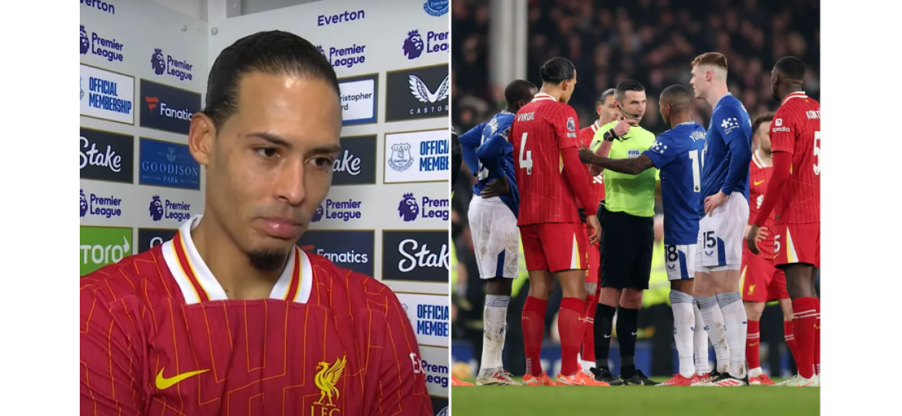 Van Dijk talks about his conversation with Oliver after taunting Everton.