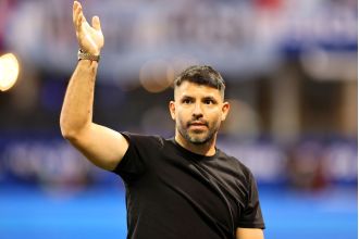 Sergio Aguero risked his testicles in a bet over Man City's loss.