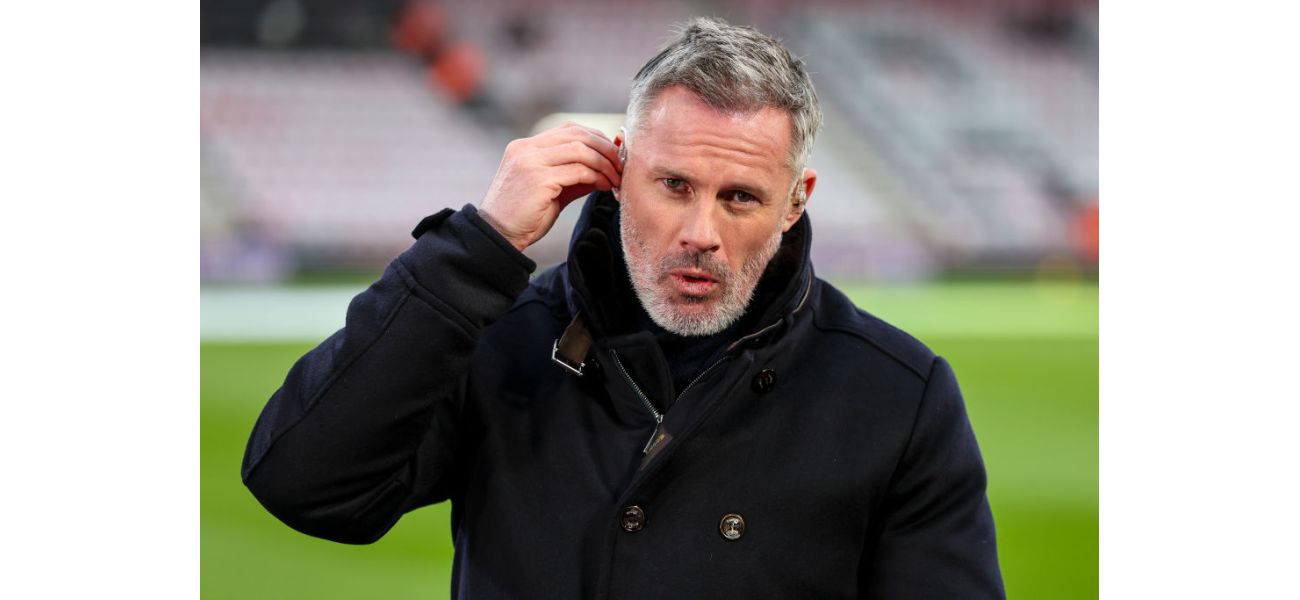 Jamie Carragher denies accusation of excessive celebration after controversial Merseyside derby match.