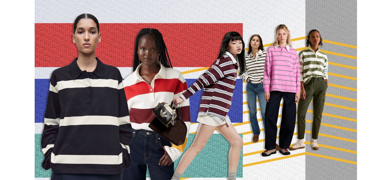 Fashion brand can't get enough of rugby shirts, they are a staple for the company.