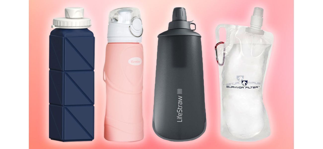 Keep yourself hydrated on your travels with top collapsible water bottles.