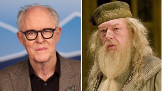 John Lithgow may face competition as he potentially signs on for a new Harry Potter movie as Dumbledore.