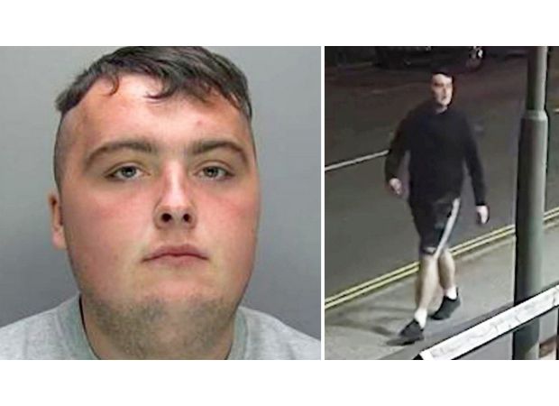 Disturbing video captures attempted rape as attacker follows victim on CCTV.