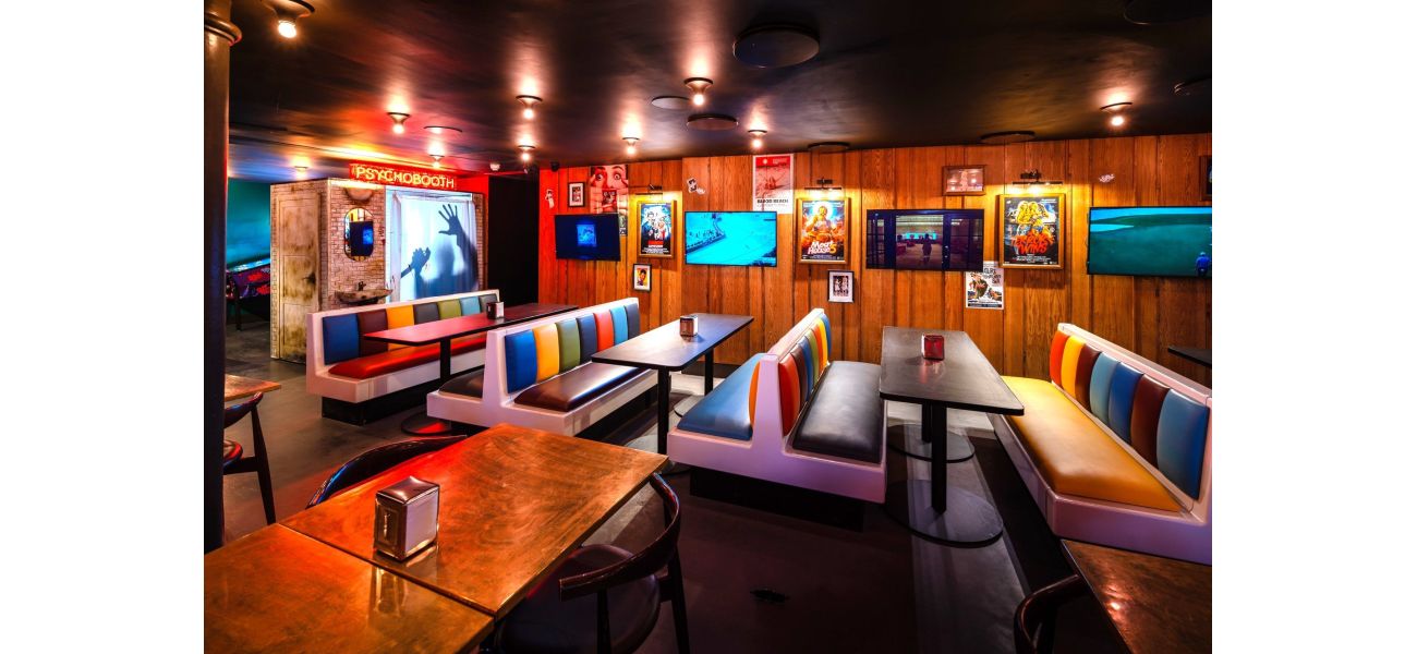 New bar in London caters to horror fans with a 'bloody' menu.