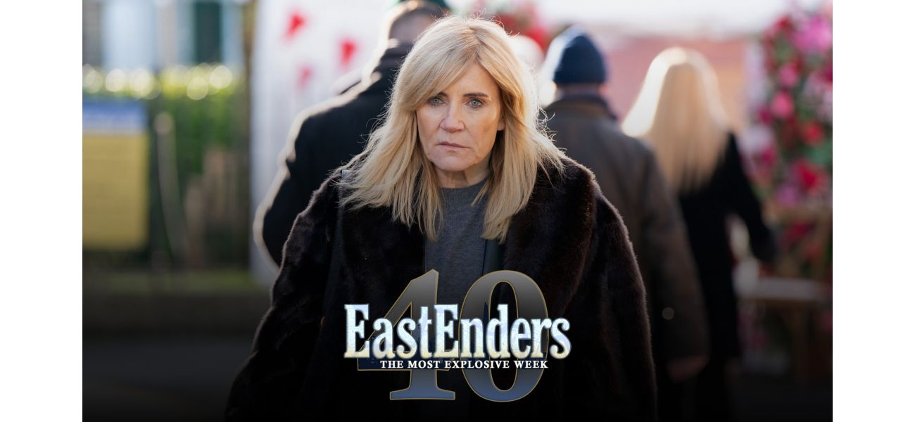 Cindy, armed with a gun and the truth, ready to take on attacker in EastEnders.