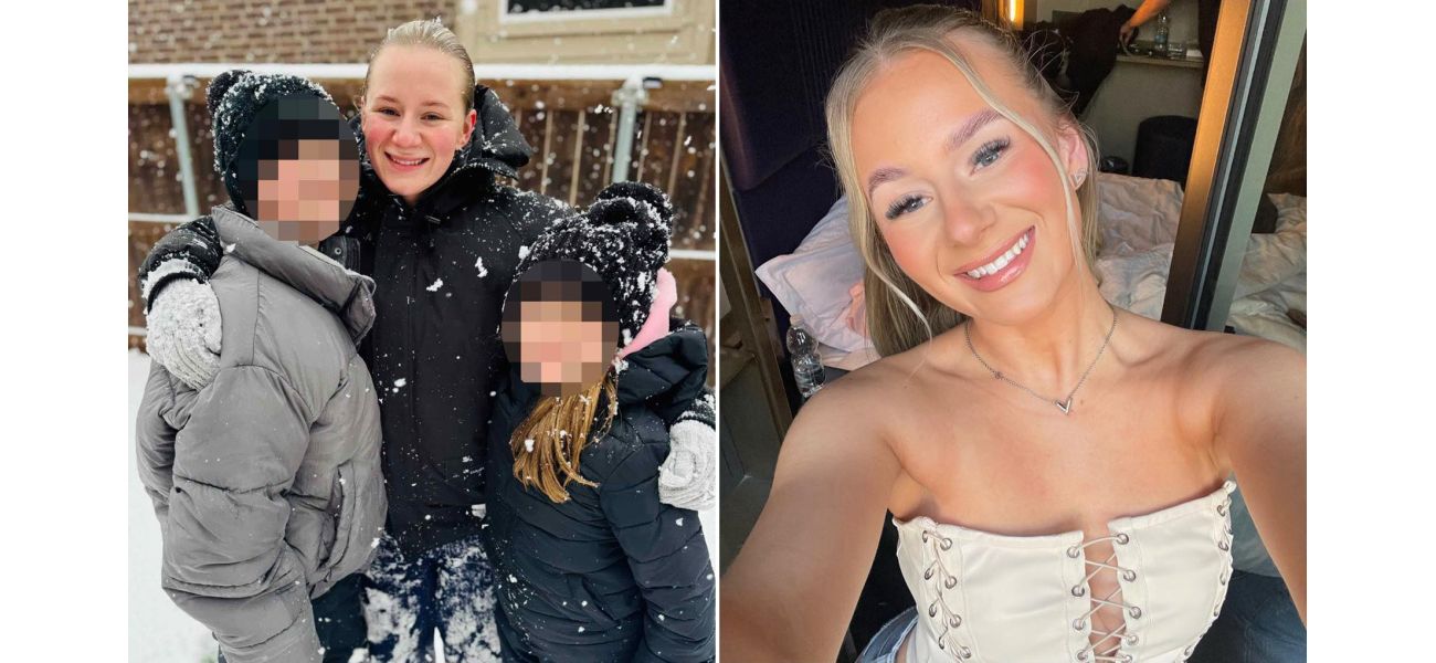 A 23-year-old Brit was photographed hugging her family just hours before she was fatally shot in the US.