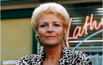 Pam St Clement reveals a major secret about Pat Butcher upon her return to EastEnders.