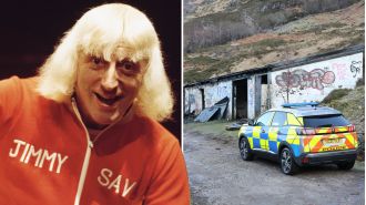 Jimmy Savile's mountain home to be destroyed quickly after it catches fire.