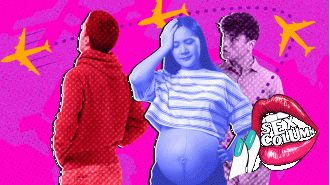 Pregnant, happy partner, but missing long-distance ex.