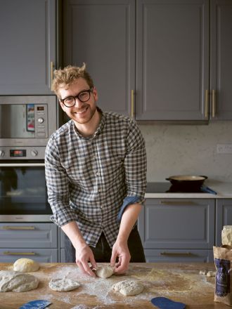 A recipe for delicious banana bread made by James Morton.