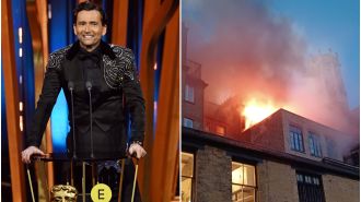 Afterparty in chaos as fire hits Netflix's celebrity hotspot, the Baftas.