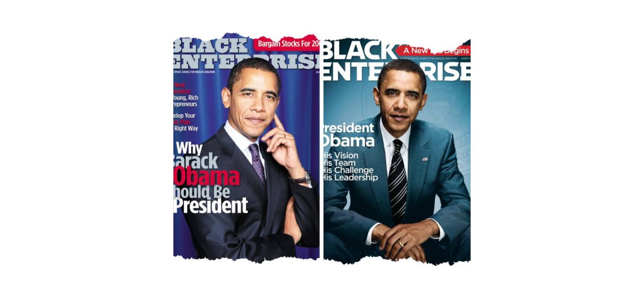 Black Enterprise made history by electing the first black president.