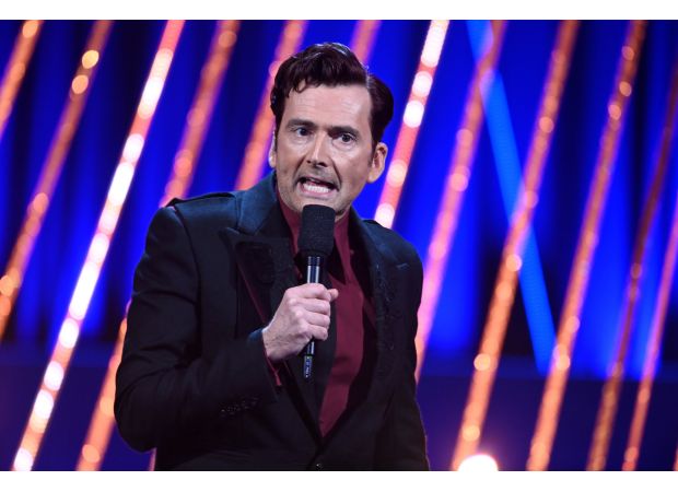 BBC Baftas broadcast removes David Tennant's harsh Donald Trump criticism.