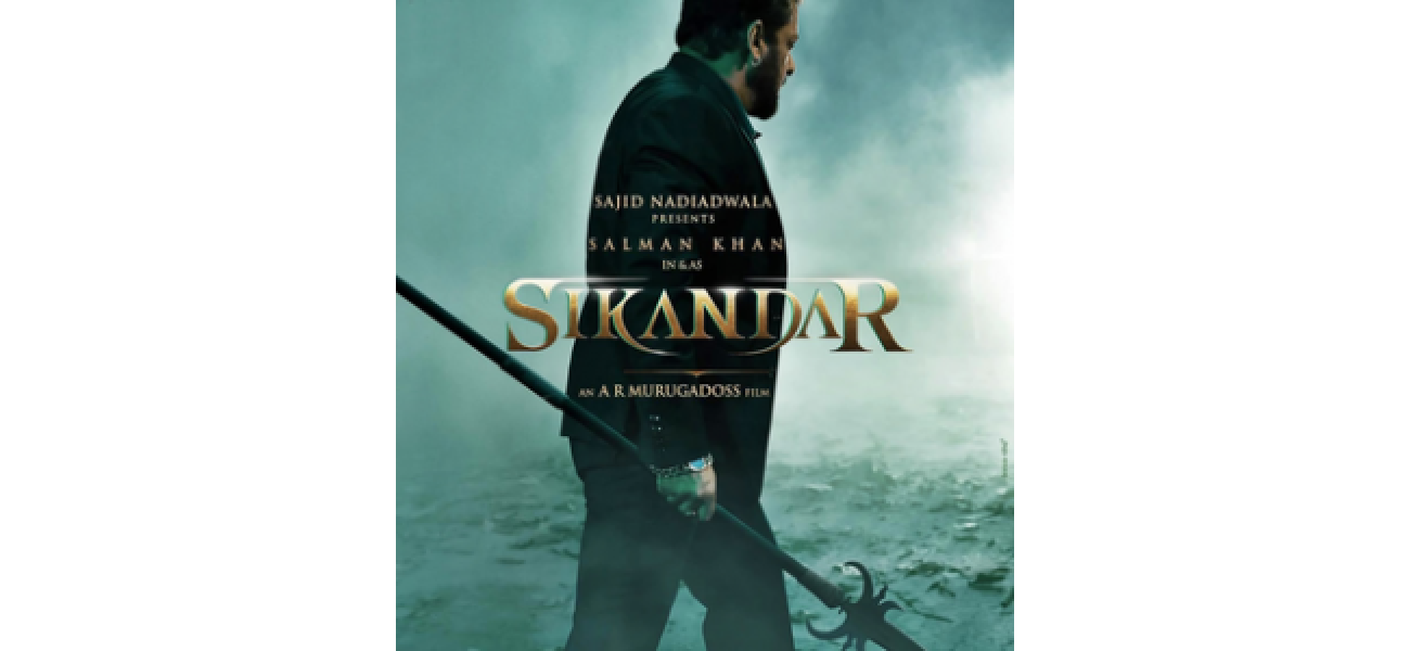 Salman Khan shares new ‘Sikandar’ poster, adding to the anticipation.