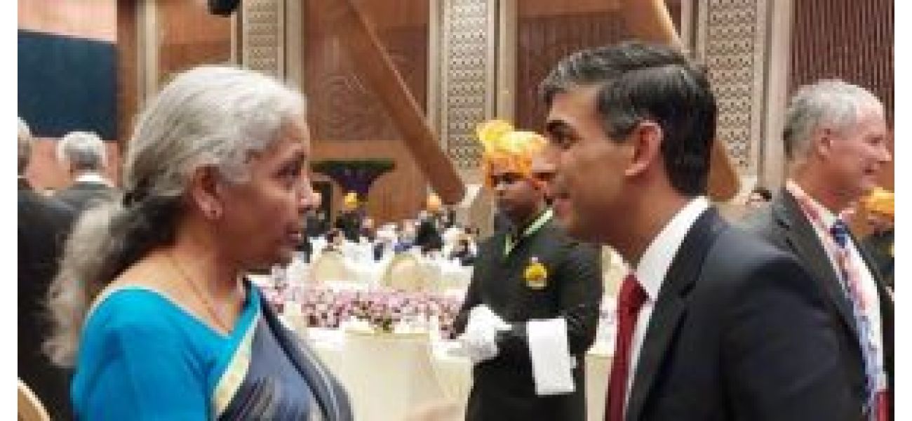 Sitharaman talks with former UK Prime Minister Sunak in important conversation about finance.