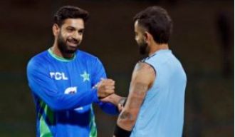 Rauf praises Kohli's batting and describes him as a tough competitor in the Champions Trophy.