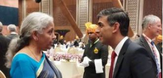 Sitharaman talks with former UK Prime Minister Sunak in important conversation about finance.