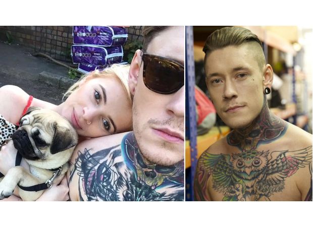 TV star convicted for assaulting partner and making violent threats.