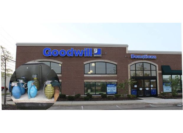 Giving away hand grenades to charity is not a good act.