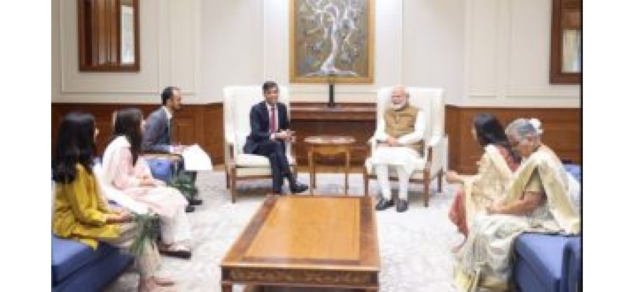 Sunak admires Modi's goals for India and finds it exhilarating to listen to his plans.