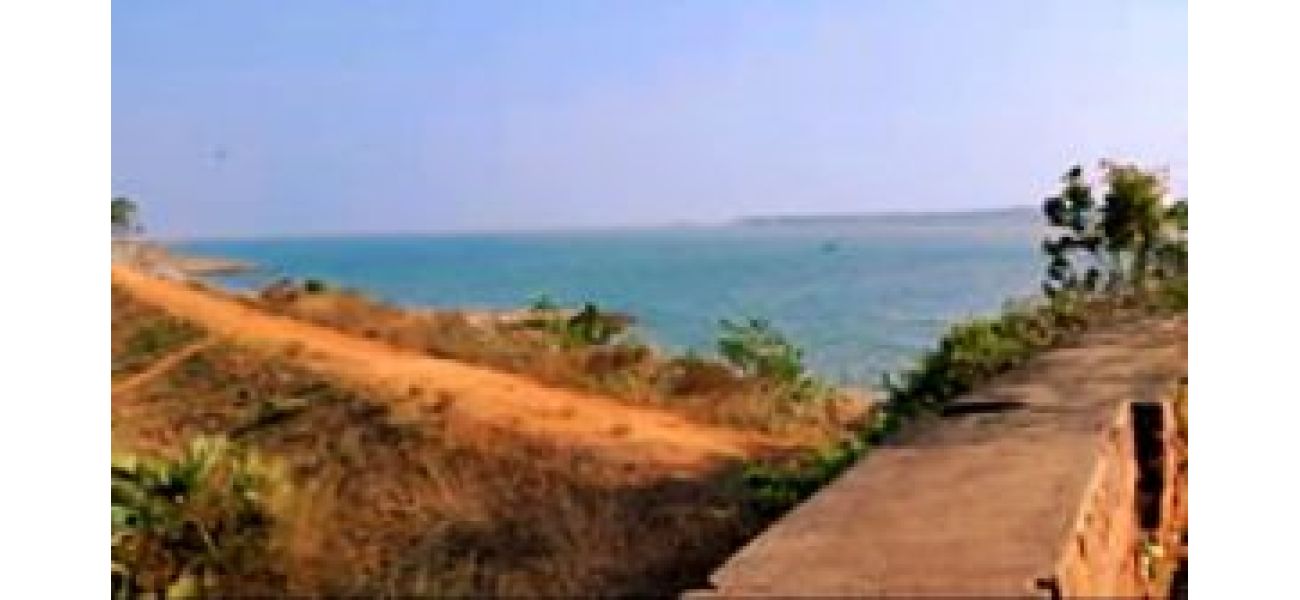 Ocean water entering Rushikulya causes worry in Ganjam.