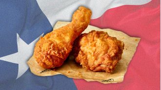 Fast food company criticized for relocating main offices from its home state.