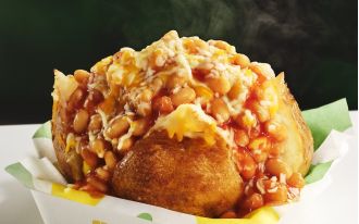 UK fast food chain introduces jacket potatoes and a new meal combo.