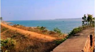Ocean water entering Rushikulya causes worry in Ganjam.
