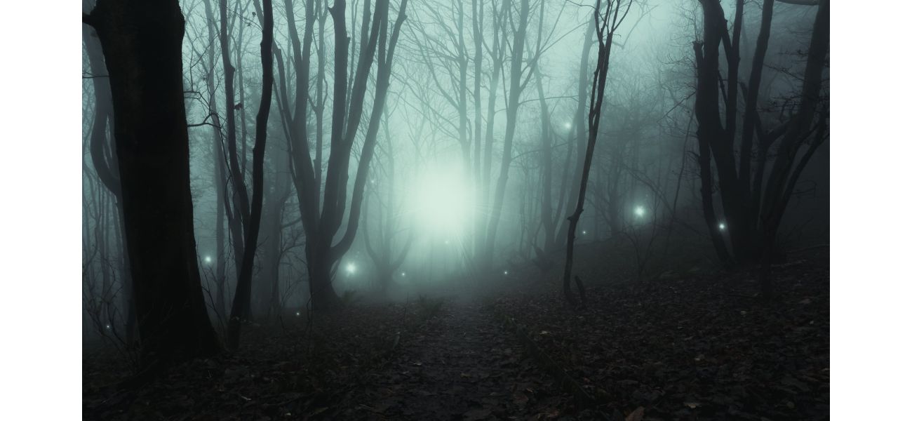 The source of strange glowing lights that have been haunting a town has been discovered.
