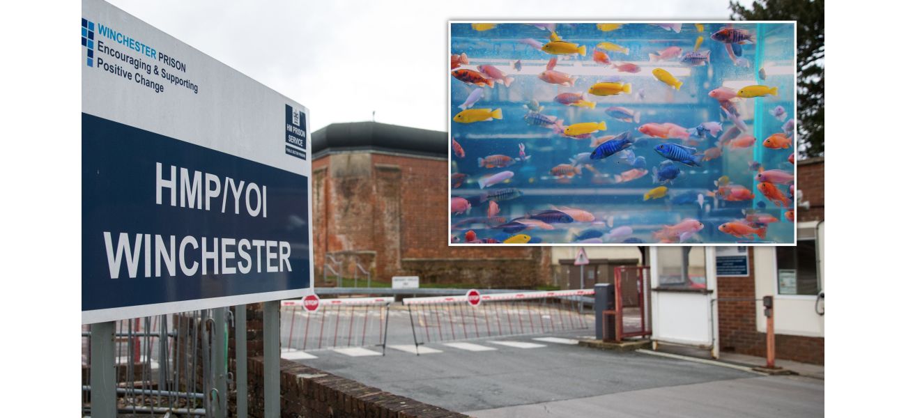 An old and deteriorating prison spent £8,000 on a fish tank.