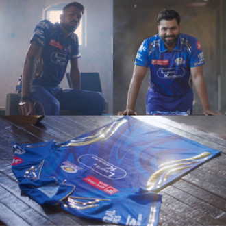 Mumbai Indians reveals new jersey for 2025 IPL season, maintains signature blue and gold color scheme.