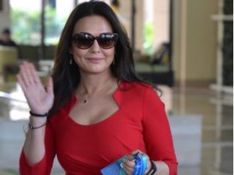 Preity Zinta responds to critics who questioned her views and decisions using a famous line from Shah Rukh Khan's dialogues.
