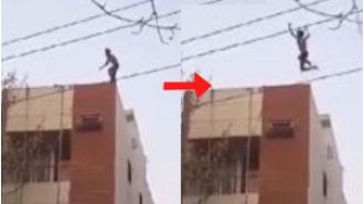 A man jumps from a third floor to avoid police and what follows will surprise you!