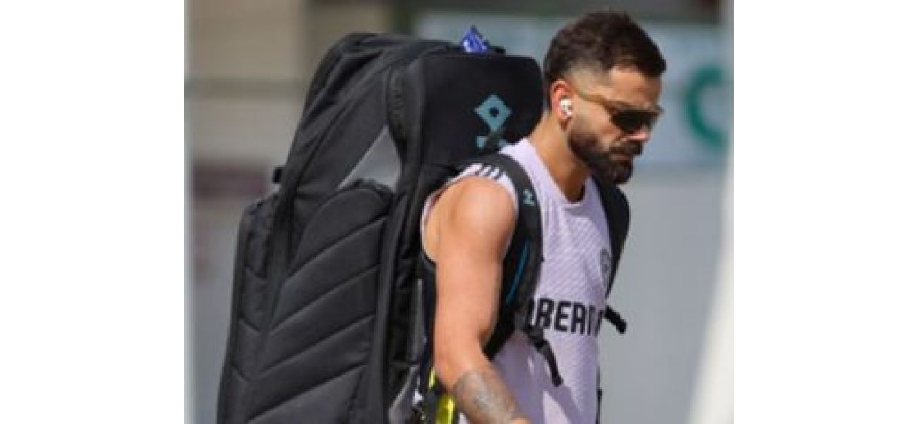 Cricket star Kohli prepares for Pakistan match by practicing spin skills.