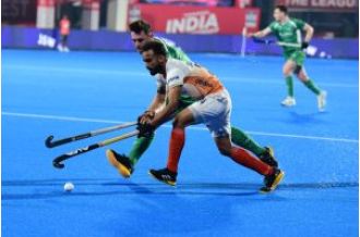 India won 3 out of 4 matches against Ireland in the men's FIH Pro League.